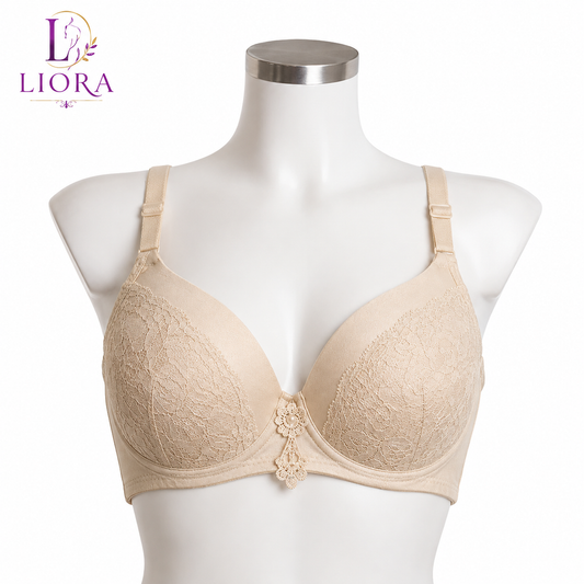 Liora Lace Padded Underwire Bra | Soft, Comfortable & Supportive