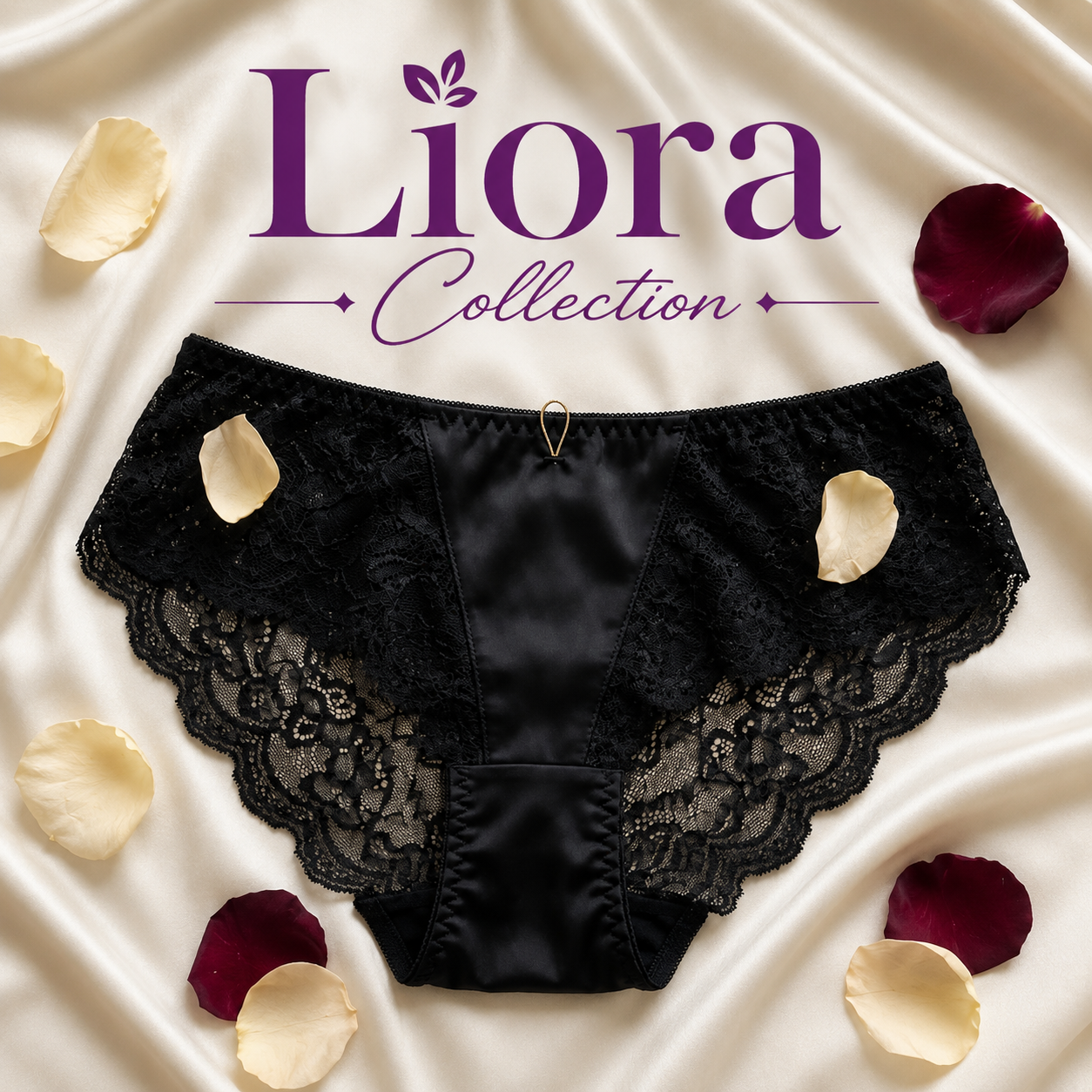 Liora Premium Floral Lace High-Stretch Hipster Panty